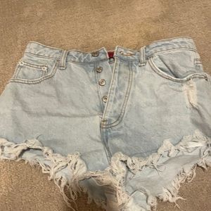 signature 8 jean shorts